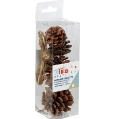 Gifi Jeux Créatifs<Pomme de pin naturelle pour couronne x4
