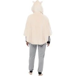 Sale Gifi Poncho chat rose taille M/L