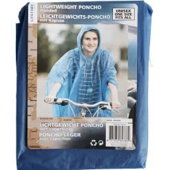 Hot Gifi Poncho de pluie Adulte bleu