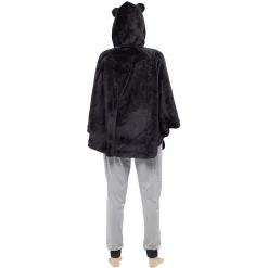 Outlet Gifi Poncho ours noir Taille M/L