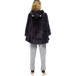 Clearance Gifi Poncho ours noir Taille XS/S