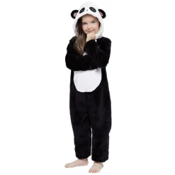 Sale Gifi Poncho panda noir et blanc 10/12 ans