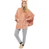 New Gifi Poncho renard orange Taille M/L
