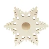 Gifi Jeux De Société Et Éducatifs<Porte bougie flocon de neige à décorer en bois