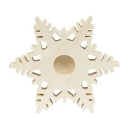 Gifi Jeux De Société Et Éducatifs<Porte bougie flocon de neige à décorer en bois
