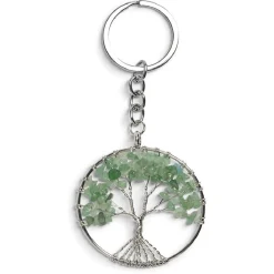 Outlet Gifi Porte clé avec médaillon arbre de vie et pierres colorées - 3 coloris