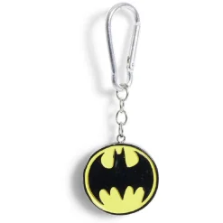 Discount Gifi Porte-clé Batman caoutchouc noir et jaune Ø3,5cm