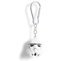 New Gifi Porte-clé casque de soldat Star Wars silicone blanc