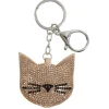 Discount Gifi Porte clé chat strass