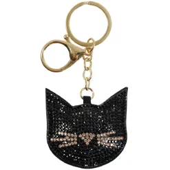Discount Gifi Porte clé chat strass