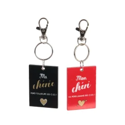 New Gifi Porte-clé duo en bois