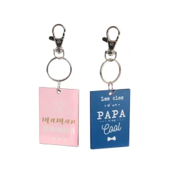 New Gifi Porte-clé duo en bois