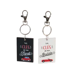 New Gifi Porte-clé duo en bois