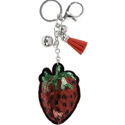 Gifi Porte-clef forme fruits avec pompons