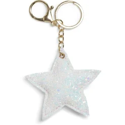 Hot Gifi Porte clé pailleté étoile ou coeur