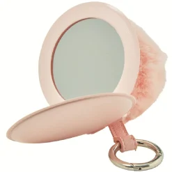 Outlet Gifi Porte clé pompon avec miroir