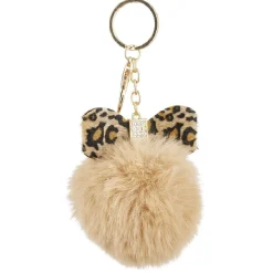 Outlet Gifi Porte clé pompon et noeud