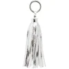 Discount Gifi Porte-clé pompon uni forme embrase argenté ou doré