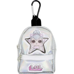 Clearance Gifi Porte clé sac à dos LOL avec accessoires papeterie L6xH10cm