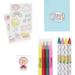 Clearance Gifi Porte clé sac à dos LOL avec accessoires papeterie L6xH10cm