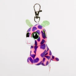 Gifi Eveil<Porte-clés peluche Beanie boo s Gilbert La Girafe
