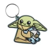 Sale Gifi Porte clé Star Wars baby yoda caoutchouc vert