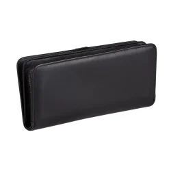 Outlet Gifi Porte feuille rectangulaire femme pu simili noir