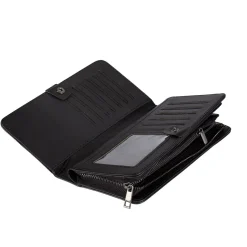 Outlet Gifi Porte feuille rectangulaire femme pu simili noir