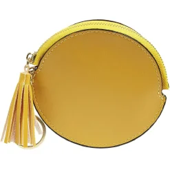 Online Gifi Porte monnaie rond simili avec fermeture pompon