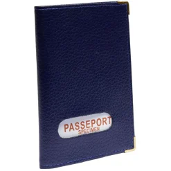 Sale Gifi Porte passeport extérieur croute de cuir