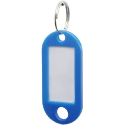 Porte-étiquette porte-clé plastique x10*Gifi