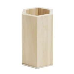 Gifi Jeux Créatifs<Pot à crayon en bois hexagonal à personnaliser Ø7,5x10cm