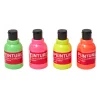 Gifi Pot peinture fluorescente rose jaune vert orange x 4