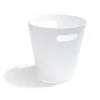 Poubelle de bureau plastique blanc 21,9x14xH21,2cm*Gifi