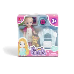 Sale Gifi Poupée avec animal de compagnie et 5 accessoires