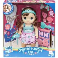 Gifi Jeux D'Imagination Et D'Imitation<Poupée Baby alive brune à coiffer avec accessoires