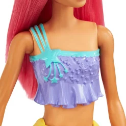 Gifi Jeux D'Imagination Et D'Imitation<Poupée Barbie sirène nageoire et cheveux roses