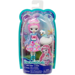 Gifi Jeux D'Imagination Et D'Imitation<Poupée Enchantimals Saffi Cygne Poise