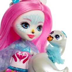 Gifi Jeux D'Imagination Et D'Imitation<Poupée Enchantimals Saffi Cygne Poise