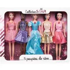 Gifi Jeux D'Imagination Et D'Imitation<Poupée mannequinx5 H29cm