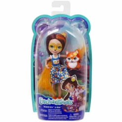 Gifi Jeux D'Imagination Et D'Imitation<Poupée renard Enchantimals et son petit animal