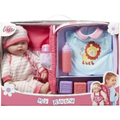 Gifi Jeux D'Imagination Et D'Imitation<Poupon avec sac à dos porte-bébé Lissy
