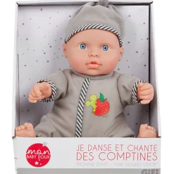 Gifi Jeux D'Imagination Et D'Imitation<Poupon Baby Doux gris
