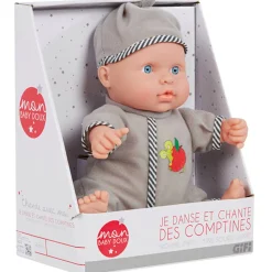 Gifi Jeux D'Imagination Et D'Imitation<Poupon Baby Doux gris
