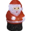 Gifi Père Noël lumineux 3D multicolore h.15 cm
