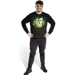 Online Gifi Pull adulte Disney Halloween Mickey phosphorescent - Taille L