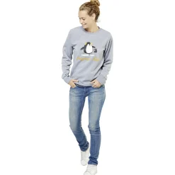 Sale Gifi Pull de Noël Femme imprimé pingouin Joyeux Noël