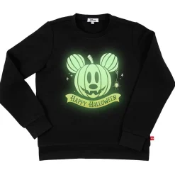 New Gifi Pull enfant Disney Halloween Mickey phosphorescent 4/6ans