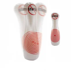 Punching ball quille gonflable anti stress*Gifi Outlet
