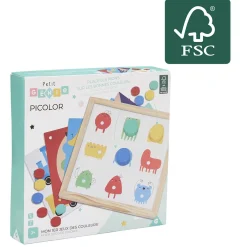 Gifi Jeux De Société Et Éducatifs<Puzzle aimanté jeu des couleurs - 6 pièces en bois certifié FSC®